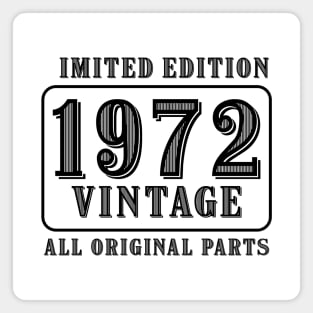 All original parts vintage 1972 limited edition birthday Magnet